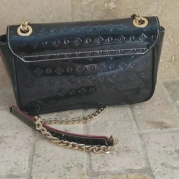 Arcadia by Invece Italian Black crossbody shoulder bag - Picture 3 of 7